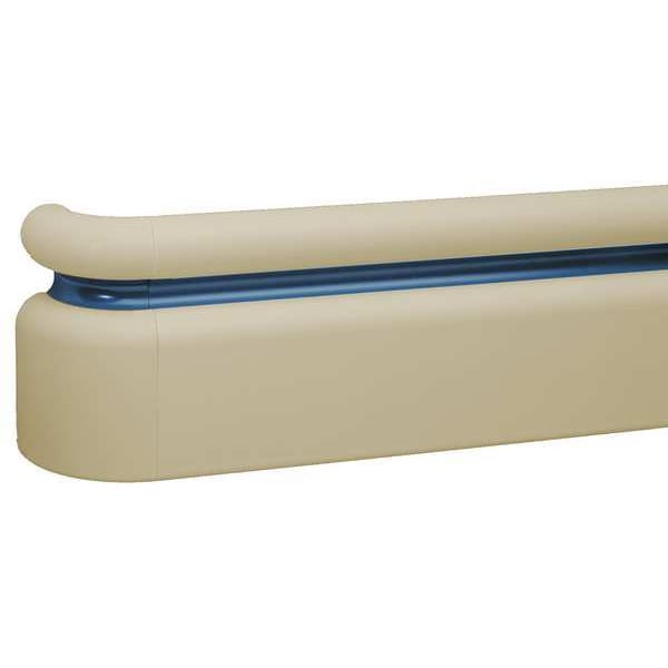 Handrail, Tan, 6-1/4 in. H, 22 lb.