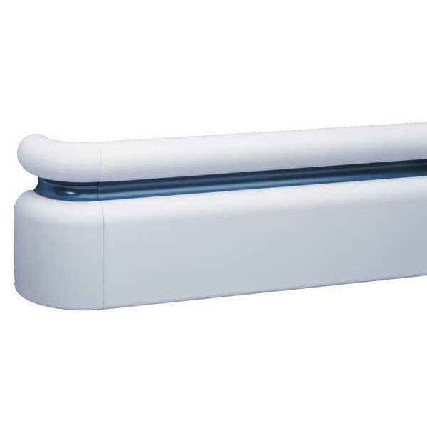 Handrail, Silver Gray, 6-1/4 in. H, 22 lb.