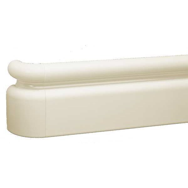 Handrail, Eggshell, 6-1/4 in. H, 22 lb.
