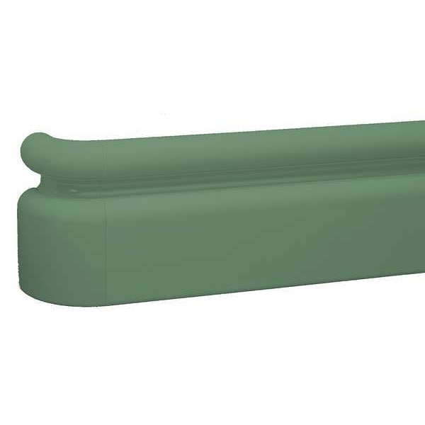 Handrail, Teal, 6-1/4 in. H, 22 lb.