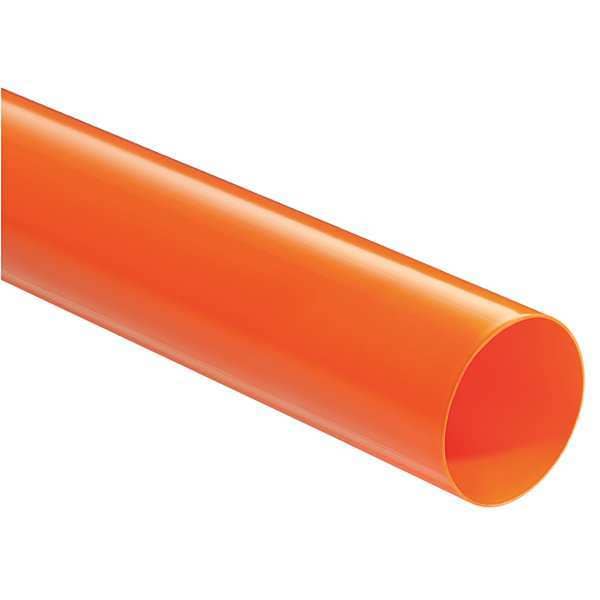 Heat Shrink Tube, Thin Wall, 2:1 I.D. Shrink Ratio, 0.75 in I.D. Before Shrinking, Orange, 25 ft