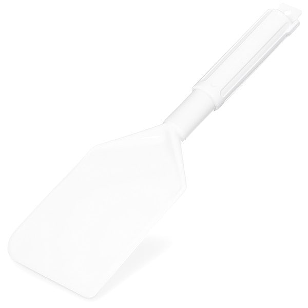 Spatula w/Plastic Handle, 13.5", Wht, PK6