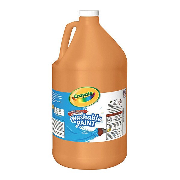 Paint, Washable, 128oz, Orange