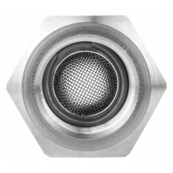 Adapter, Sieve, 1/2" NPTF x 1/2" NPTM