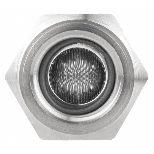 Adapter, Sieve, 1/2" NPTF x 1/2" NPTM