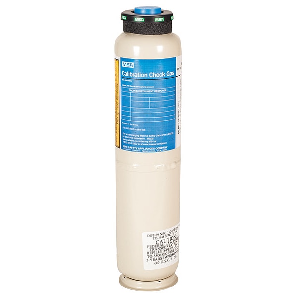 Calibration Gas, Carbon Monoxide, Nitrogen Dioxide, 116 L, RP Connection, +/-5% Accuracy