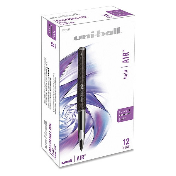 Pen, Uniball, Air, 0.7Mm, Bk, PK12
