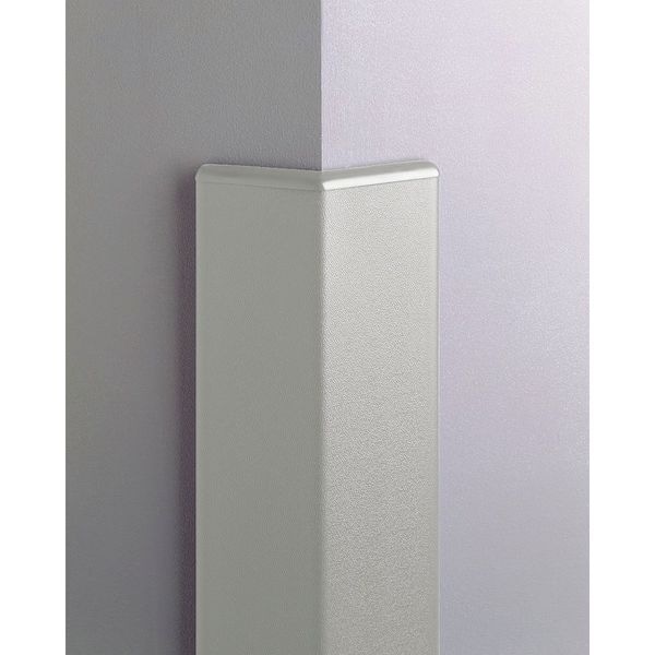 Corner Guard, Textured, Silver Gray, 3"W X 48"H