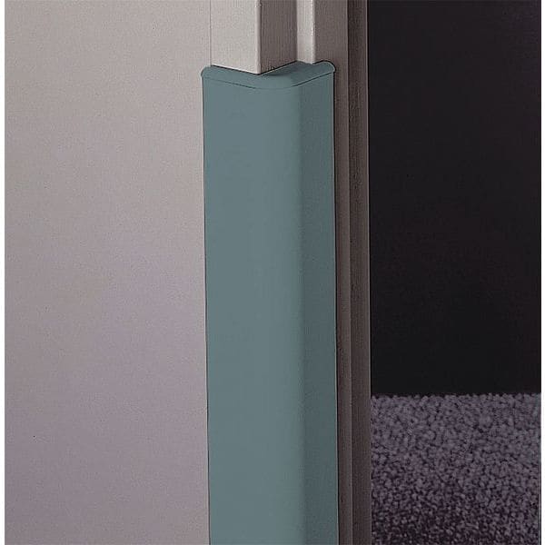 Door Frame Protector, PVC, Teal, 48"L