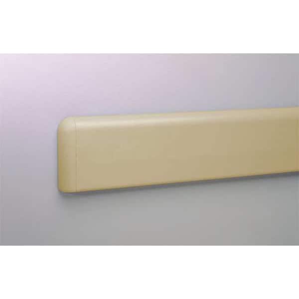 Wall Protection Guard, 4inHx144inL, Tan