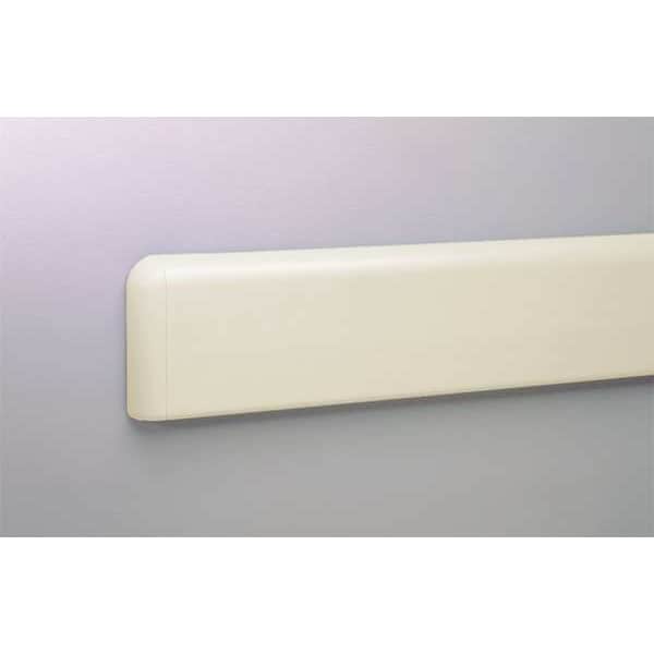 Wall Protection Guard, 4inH, Eggshell