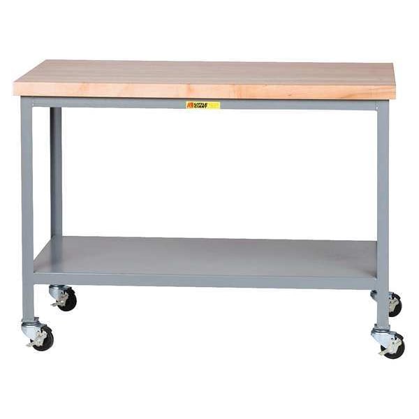 Butcher Block Top Tables, Butcher Block, 48" W, 35" Height, 1000 lb., Straight