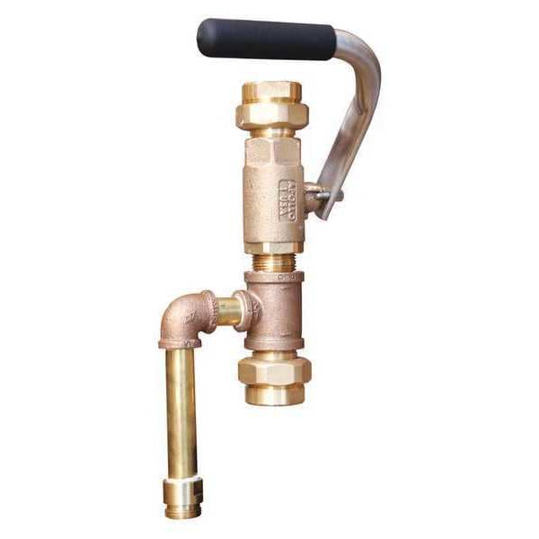 Shower Valve, Brass, Yellow