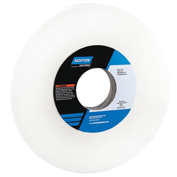 Toolrm Grinding Wheel, T1, 12in.x1in.x3in.