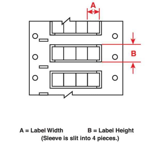1/2" x 29/64" White Wire Sleeve