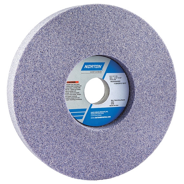 Toolroom Grinding Wheel, T5, 8x1x1-1/4in