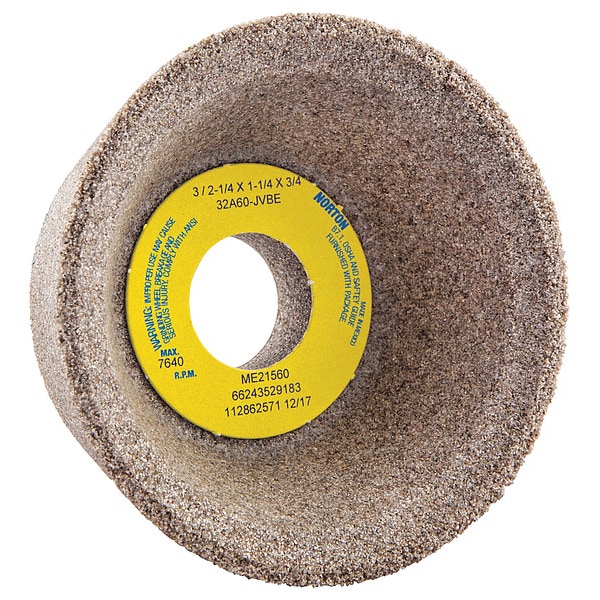 Flaring Cup Toolroom Wheel, 3 in. dia.