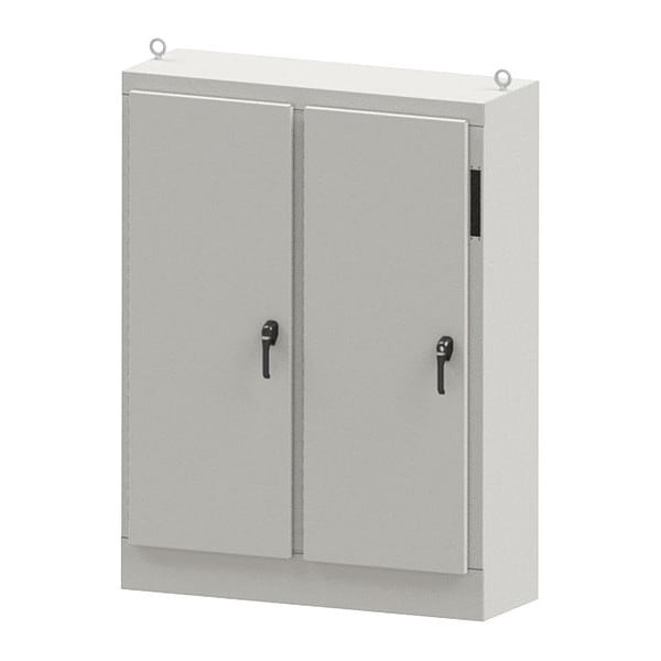 3 Point Latch with Padlock Handle Electrical Enclosures, 84 in H, 18 in D, 78 in W, NEMA 12