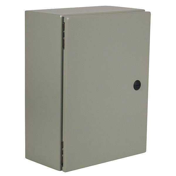 1/4 Turn Latch Electrical Enclosures, 30 in H, 10 in D, 24 in W, 1, 3R, 12, 13, 4, Carbon Steel