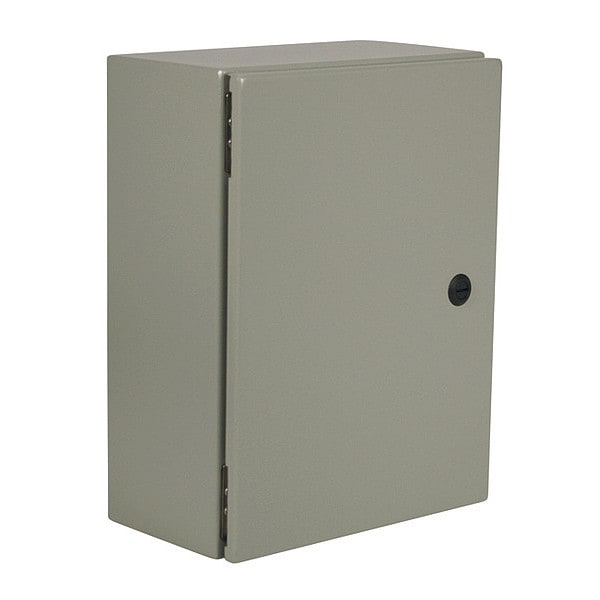 1/4 Turn Latch Electrical Enclosures, 24 in H, 10 in D, 24 in W, 1, 3R, 12, 13, 4, Carbon Steel