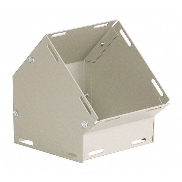 45 Deg Elbow For Wireway, Ansi Grey