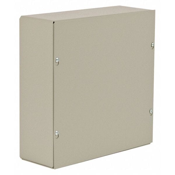 Screws Electrical Enclosures, 12 in H, 12 in D, 12 in W, 1, Carbon Steel