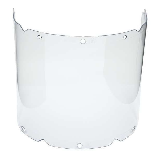 Faceshield Visor, Clear Visor, 8 in Height, Anti-Fog ; Anti-Scratch Lens