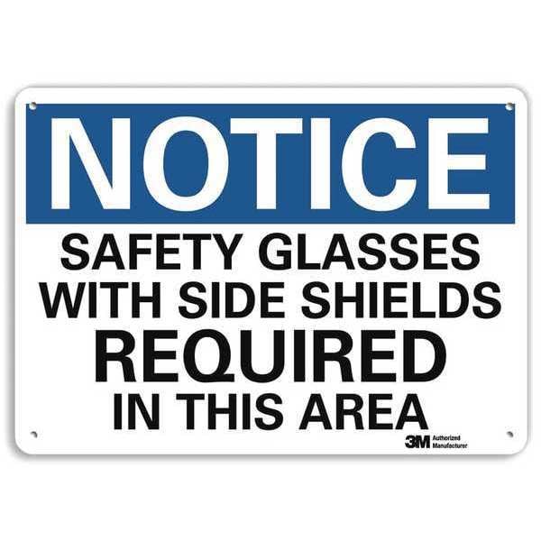 Notice Sign, RecycldReflecAlum, 10inWx7inH, U5-1505-RA_10X7