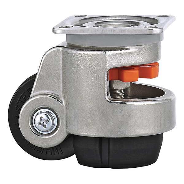 Leveling Caster, Nylon, 1-3/4 in., 220 lb.