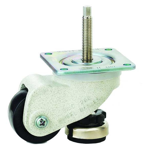 Leveling Caster, Nylon, 2 in., 440 lb.