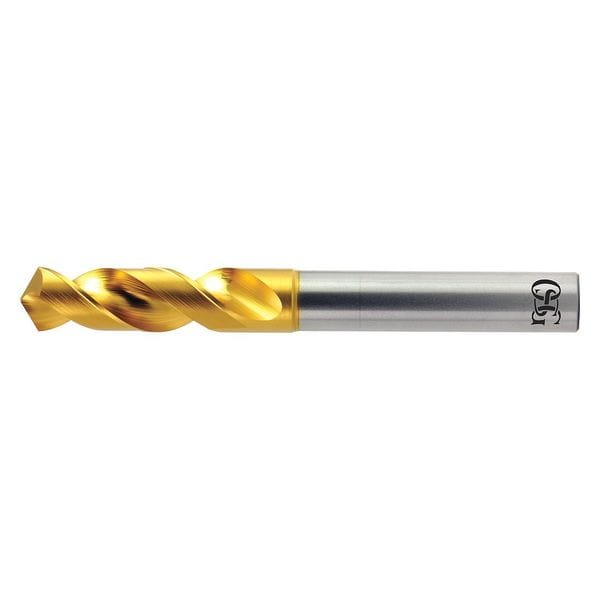 Screw Machine Drill Bit, 8.80 mm Size, 120  Degrees Point Angle, High Speed Steel, TiN Finish