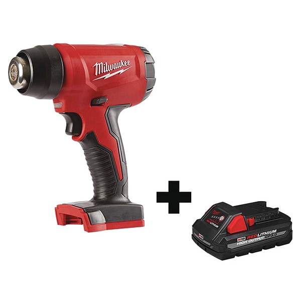 M18 Compact Heat Gun + M18 HIGH OUTPUT CP3.0 Battery