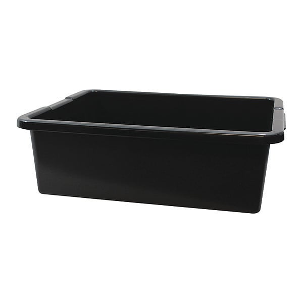 Hd Bus Tub/ Tote Box, 22"X16"X7", Blk