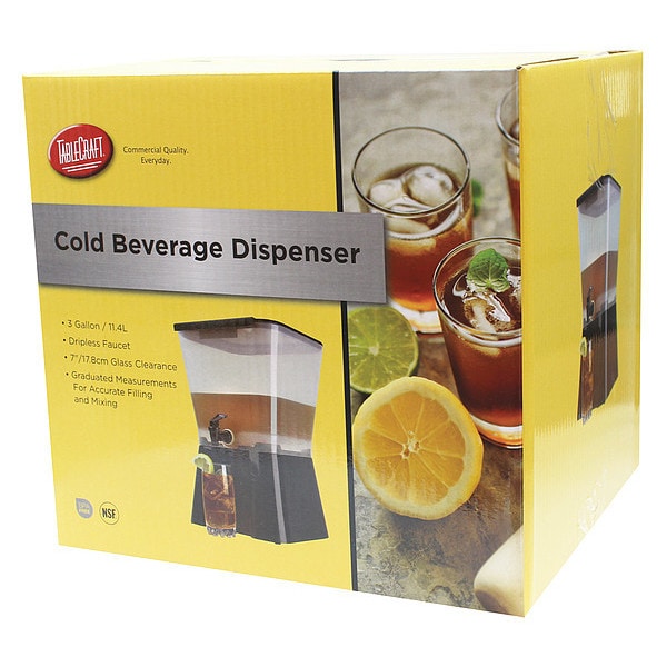 Beverage Dispenser, 10.9"X12.5"X16.75"