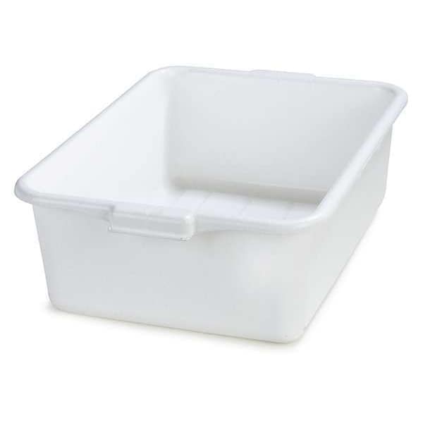 Tote Box, White, Polyethylene
