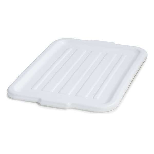 White Polypropylene Tote Box Lid