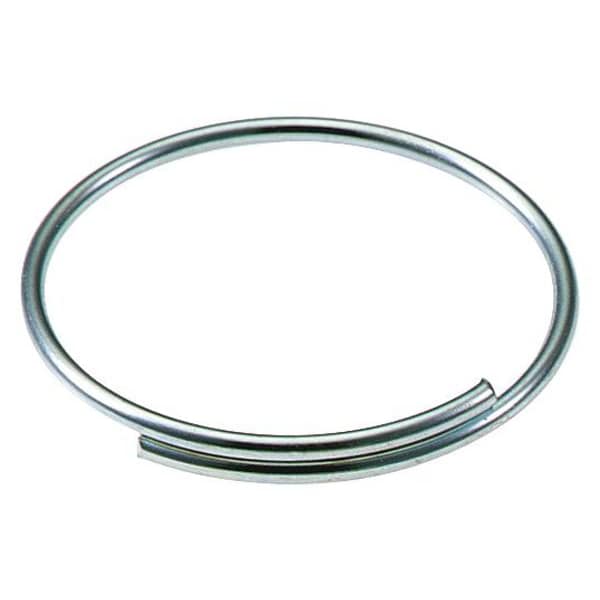 Split Key Ring, Gray, Steel, Giveaway, Zinc Plated 1000 PK