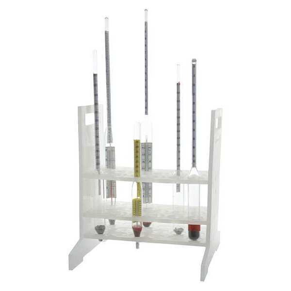 Hydrometer Rack, Long, Top Plate 178mm H