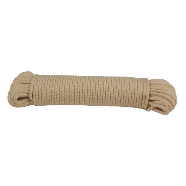 Rope, Cotton, 5/16in Dia, 100 ft.