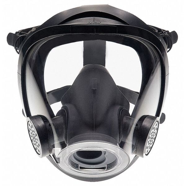 Full Face Respirator, AV-3000, Not Rated, Bayonet, Size, L 0 Cartridges Included