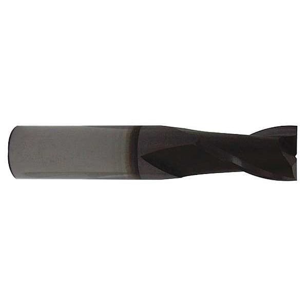 Carbide End Mill, Sq, 1/4, 1/2 Cut L