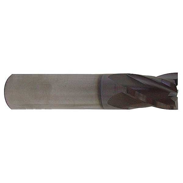 Carbide End Mill, Sq, 1/2, 5/8 Cut L