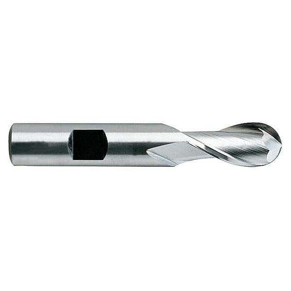 Cobalt End Mill, Ball, 1-1/8, 2-1/4 Cut L