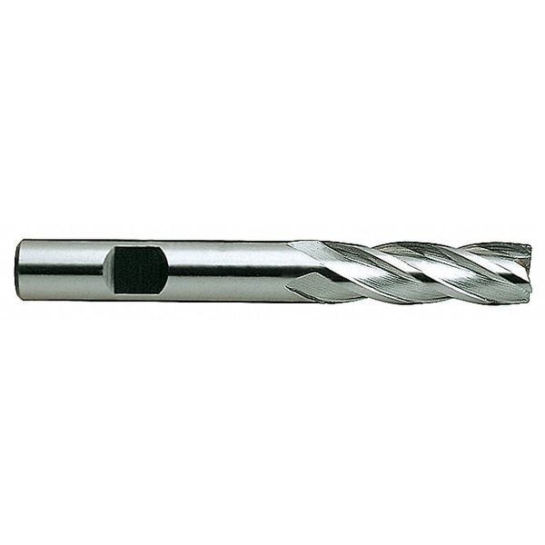 Cobalt End Mill, Sq End, 1, 2 Cut L