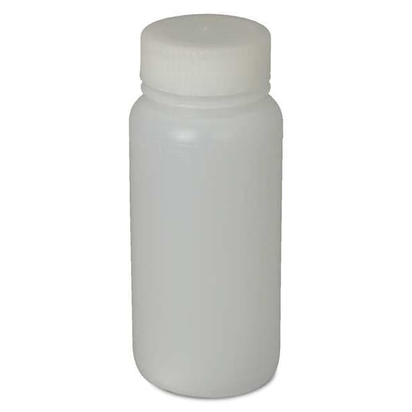 Bottle, Wide, 8 Oz, HDPE, PK200