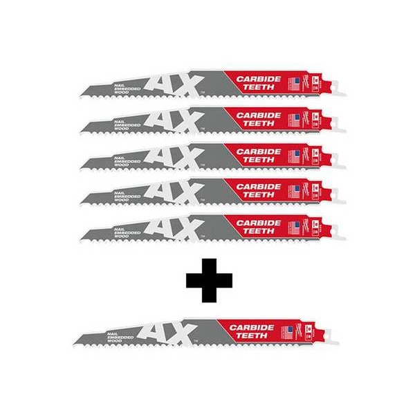 9 in x 5 TPI Reciprocating Saw Blade Combo Pack