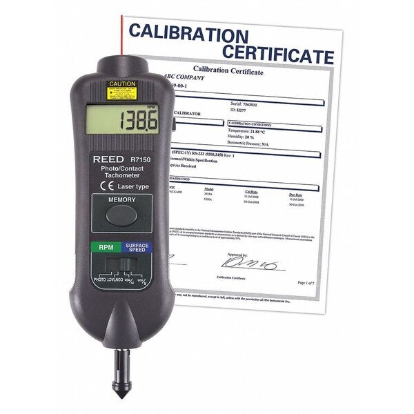 Contact/Laser Tachometer w/NIST
