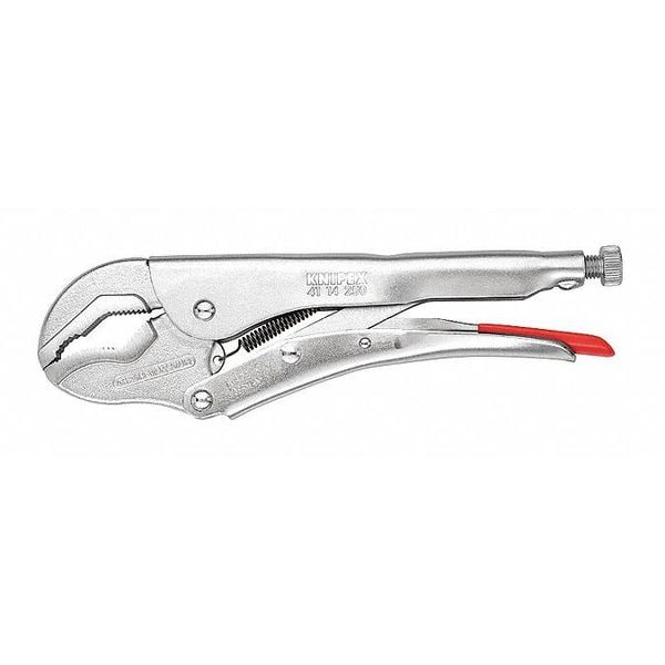 10" Grip Pliers w/ Double Prism Jaw, Nickel Plated