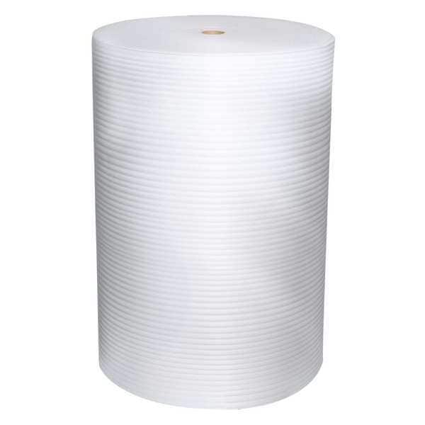 Foam Roll, Perforated, White, 1250 ft. L