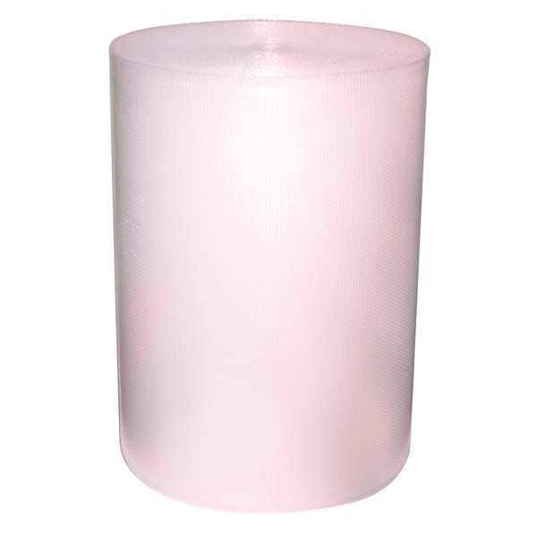 Perforated Anti-Static Bubble Roll 12" x 250 ft., 1/2" Thickness, Pink, PK4